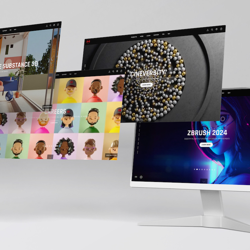 Image of Maxon websites