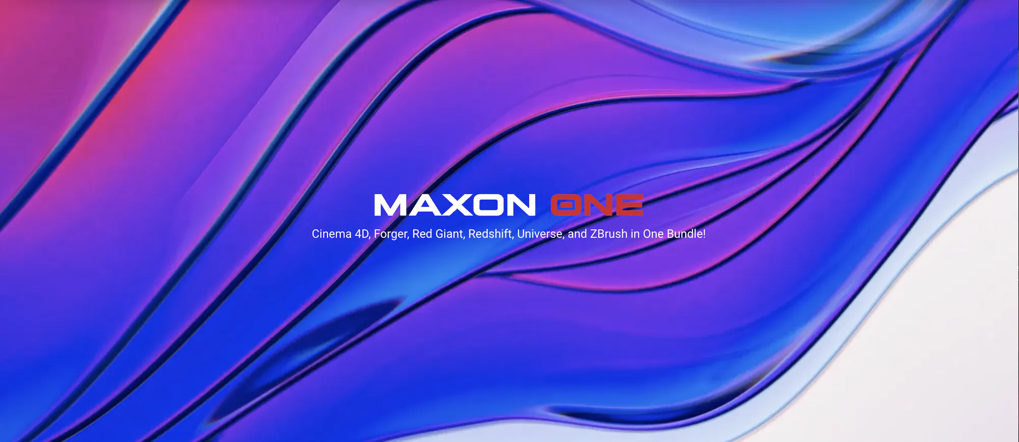 Maxon One logo in website section